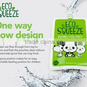 China Made Plastic Foil Laminated Reusable Bag With Snout for Baby Food thumbnail-3