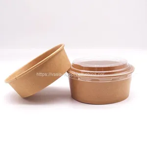 Takeaway Disposable Packaging Best Disposable Bowls for Hot Food Paper Soup Bowls thumbnail-1