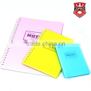 PP PVC Transparency Cover School Office Spiral Notebook thumbnail-1