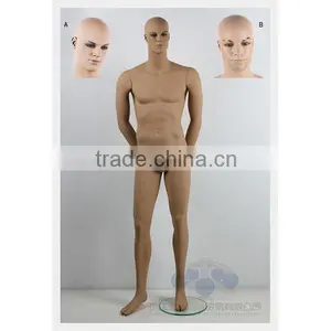 Hot Sale Fiberglass Mannequin Doll Fashion Male Mannequin Full Size thumbnail-1