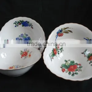 Moroccan Ceramic Bowl, Porcelain Salad Bowl Set, Ceramic Bowls With Lids thumbnail-3