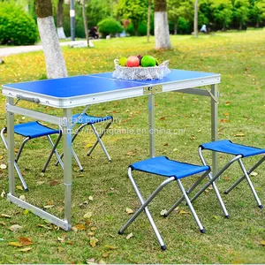 Outdoor Folding Aluminum Picnic Table thumbnail-5