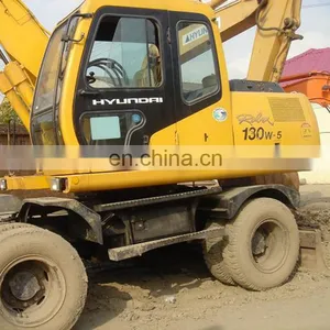 South Korea Hyundai 130w-5 Crawler Excavator on Sale in Shanghai thumbnail-2