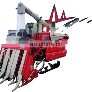 2021 High Quality Agriculture Rice Harvester Machine Luckystar Half-feed Rice Combine Harvester thumbnail-1