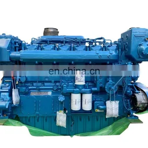 Brand New 6 Cylinder Water Cooler Baudouin 6M26C 450-550hp Marine Diesel Engine for Cargo Ship thumbnail-1
