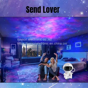 Galaxy Star Projector LED Night Light Starry Sky Astronaut Porjectors Lamp For Decoration Bedroom Home Decorative Children Gifts thumbnail-5