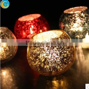 Coins Bowl Glass Candle Holder for Wedding Ddecoration for Home Decor thumbnail-1