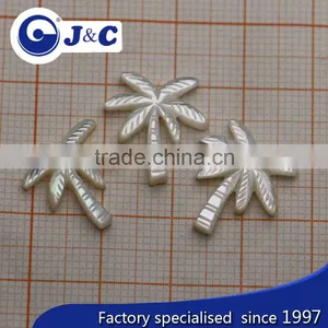 Coconut Tree Shape MOP Shell Buttons,pearl Shell Brooch thumbnail-2