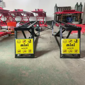 2800kg 3000kg Portable Mini Car Service Scissor Hoist Quick Jack Lift thumbnail-4
