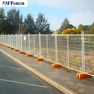 Galvanized Outdoor Portable Metal 6 Feet * 10 Feet Australia Style Base Construction Site Temporary Fence Panel thumbnail-6