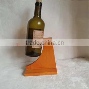 Wooden Wine Bottle Rack, Wine Bottle Display Shelf, Single Bottle Holder Wine Rack thumbnail-3