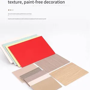 Ice and Fire Board, Class a Fireproof, e0 Grade Environmentally Friendly Decorative Panel With Calcium Silicate Substrate, Flame Retardant Board thumbnail-4