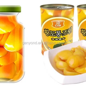 Yellow Peach Fresh Fruit Canned Fruit Processing Line Industrial Canned Food Machine thumbnail-2