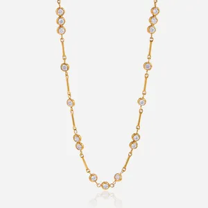 Scratch Resistant Stainless Steel Necklace With Titanium Nitride Barrier thumbnail-2