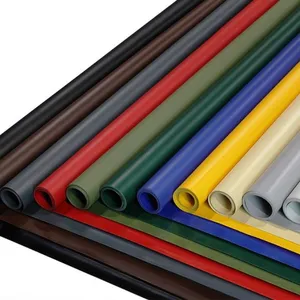 High Tear Strength Heavy Duty , Waterproof Fire Retardant Anti-UV PVC Coated Tarpaulin Truck Cover, Vinyl Tarp for Truck,Tent,Construction,Custom Size thumbnail-3
