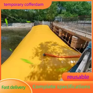 Foldable Soft Temporary Water Stop Dam Portable Mobile Flood Barrier For Emergency Water Blocking thumbnail-1