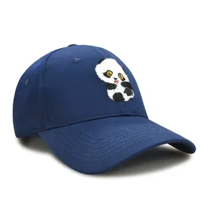 Maßgeschneiderte Panda-Baseballmützen mit Stickerei-Logo, hochwertige Sportmützen thumbnail-4