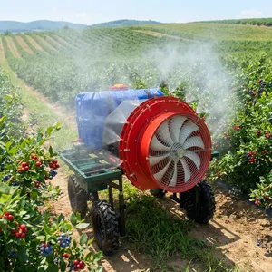 Self Propelled Agricultural Sprayer With Remote Control Wind Driven Fan System for Vineyard and Orchard Use thumbnail-1