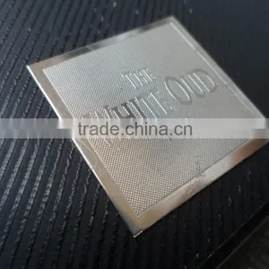 Custom Design Logo Thin Nickel Metal Sticker for Luxury Gifts,furnitures thumbnail-1