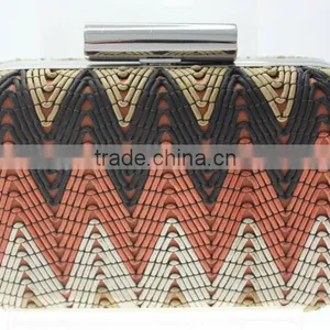 Latest Style Bags Weave PU Evening Bags/clutch Bag thumbnail-1