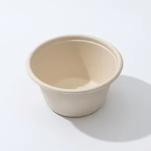 Disposable Straw Pulp Sauce Cup 60ml Oil-Proof Compostable Paper Pulp Condiment Cup thumbnail-4