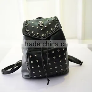 Bag Pack for Girls Wholesale Backpack PU Leather thumbnail-1
