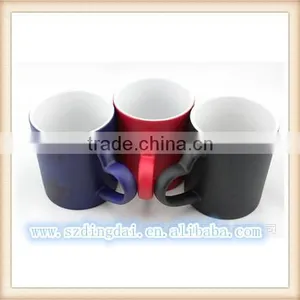Glossy Color Changing Mug Magic Mug Sublimation Mug Ceramic Mug Color Changing Mug Mug Press Blue Red & Black thumbnail-2