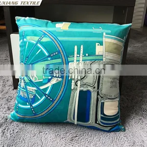 Velvet Digital Printed Cushion Polyester Pillow Sofa Cushions For Sale thumbnail-4