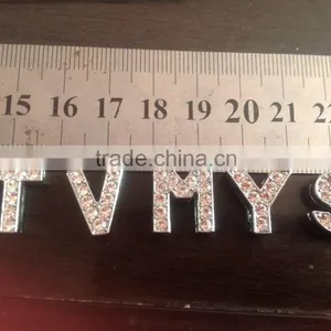 10mm High Quality Czech Rhinestone Slide Alphabet Letters thumbnail-6