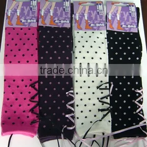 Long Sock With Satin Ribbon thumbnail-1