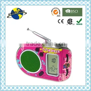 Cute Cartoon Multiband AM FM SW Personal Portable Radio thumbnail-1
