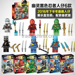 Decool 10041-10046 Ninja Pirate 6pcs/lot Minifigure Toy Building Bricks Blocks Toys thumbnail-1