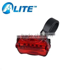 China Cheap Red 5LEDs Led Bike Light With 7 Modes thumbnail-1