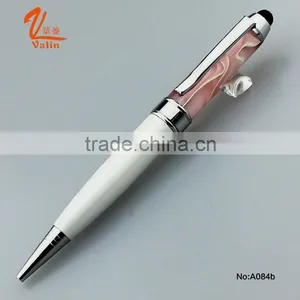 Innovative Design Colorful Acrylic Metal USB Ball Pen Supplier's Choice thumbnail-2