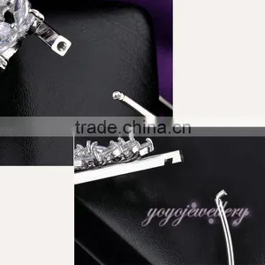 Wholesale Mexican Jewelry Zircon Flower Gold Plated Bangle Bracelet thumbnail-4