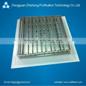 ZS-FS Aluminum Square Ceiling Air Diffuser With Damper thumbnail-1