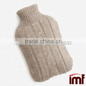 Cashmere Cream Twist Cable Hot Water Bottle Cover thumbnail-1