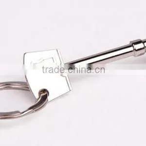 New Bottle Opener Key Ring Keyring Chain Metal Bar Tool thumbnail-1
