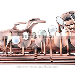 MAS-701 Antique Red Copper Alto Saxophone From China Factory thumbnail-2