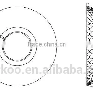 2014 New Samsung Free Solder Led Reflector With Lens COB Reflector COB Lens DK9224-R&L-FS for Downlight thumbnail-2