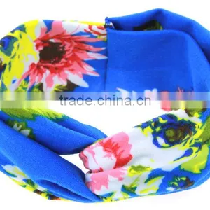 Hot-sales Baby Floral Headband Infant Headband Toddler Turban Headband Cotton Kids Cross Headband Wh-1743 thumbnail-5