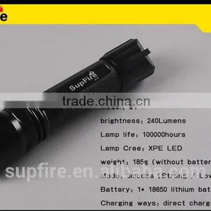 Supfire J1 Mini Size High Power Direct Charge Led Torch thumbnail-2