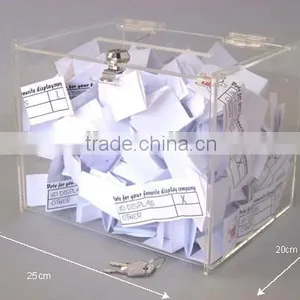 High Quality Modern Acrylic Donation Box ,Excellent Acrylic Acrylic Money Box thumbnail-1
