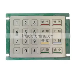 Custom Low Price RS232 Kiosk Equipment Metal Keypad With Baud Rate 115200 thumbnail-2