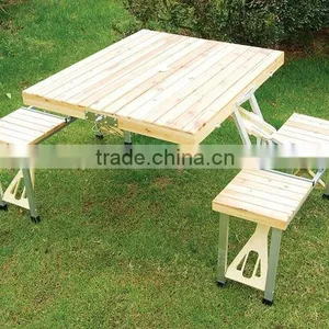 Wood Table Folding Camping thumbnail-1