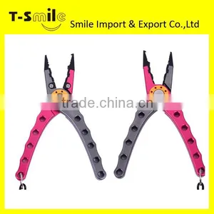 Multifunctional Fishing Long Nose Plier Aluminum Jaws Fishing Pliers Stainless Steel Fishing Plier thumbnail-1