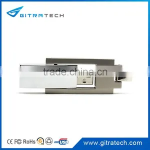 Engraved Logo Metal Pen Drive Gifts thumbnail-5