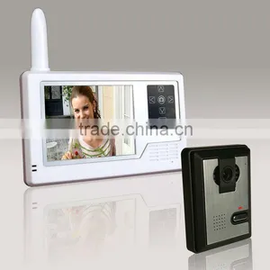 Wireless 3.5 Inch Color Display Multi Apartments Video Intercom System thumbnail-1
