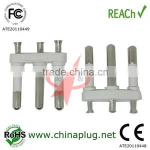 2013 Locking Plug ac Power Cord 3 Pin Brazil ac Plug Terminal Withstad Power Cord 10A/250V Connector thumbnail-1