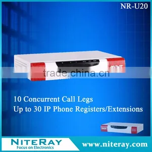IP Mini Pbxtelephone System up to 30 IP Phone Registers & up to 10 Concurrent Call Legs thumbnail-1